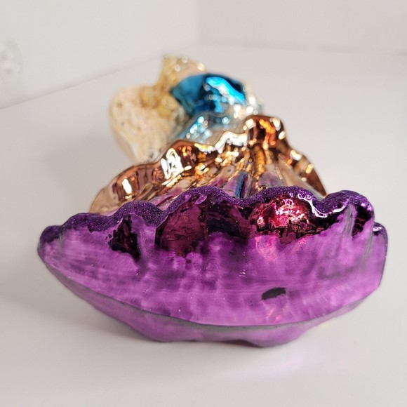 DILLARDS TRIMSETTER ANGEL w/ Harp Glass Ornament HANDCRAFTED in POLAND Christmas - Picture 5 of 7